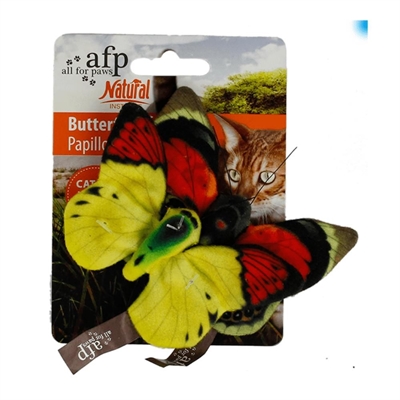 AFP Kattelegetøj Natural Instinct Sommerfugle Assorteret Farve